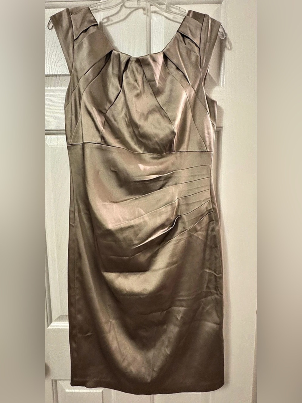 JAX Satin Pencil Dress